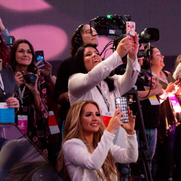 Convention-Photography Event attendees take photos while Coldea Productions captures the conference moments at Moscone Center.