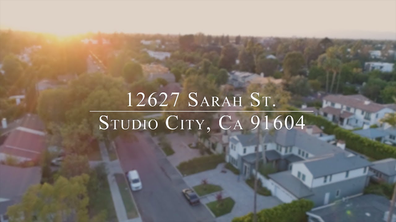 12627 Sarah Street Studio City Real Estate Video