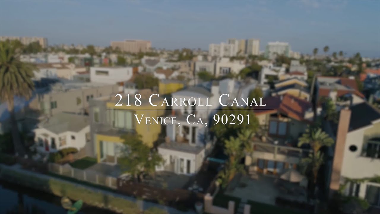 218 Carroll Canal Venice Real Estate Video