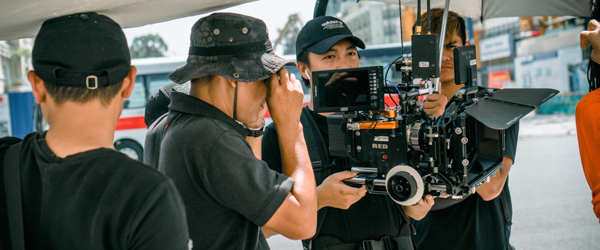 Professional video production team on set, representing Coldea Productions' expertise in creating high-quality company training videos nationwide.