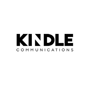 Kindle Communications black logo